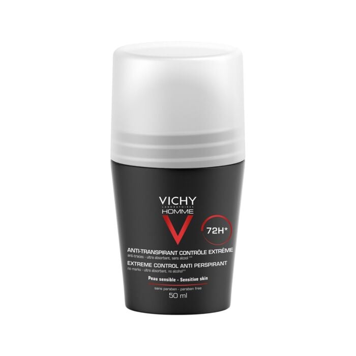 

Дезодорант Vichy, Vichy Homme Мужской дезодорант против избыточного потоотделения с защитой 72 часа